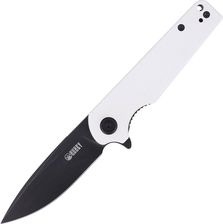 Kubey Knife Nóż Wolverine Ivory G10 Dark Stonewashed D2 Ku233G