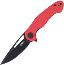 Kubey Knife Nóż Dugu Red G10 Dark Stonewashed 14C28N Ku210F