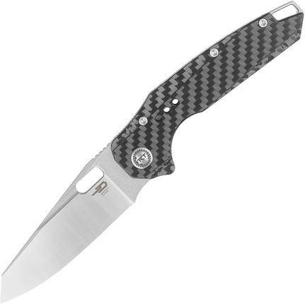 Bestech Knives Nóż Nyxie Titanium Carbon Fiber Stonewashed Satin Cpm S35Vn By Todd Knife And Tool Bt2209C