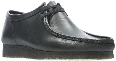 Buty dziecięce Clarks Wallabee Youth G kolor black leather 26168045