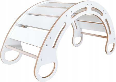 Lila Baby Bujak Bujaczek+Zjeżdżalnia- Montessori Mdf Biały - zdjęcie 5