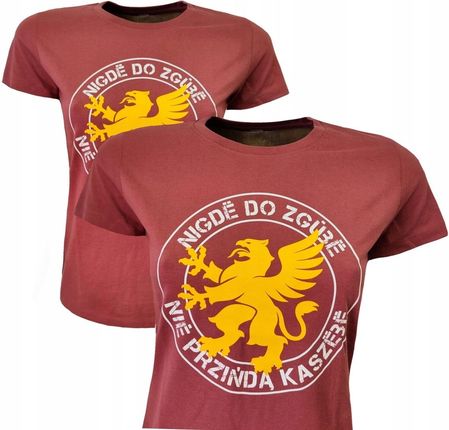 T-shirt kaszubski kaszebe damski koszulka róż XL