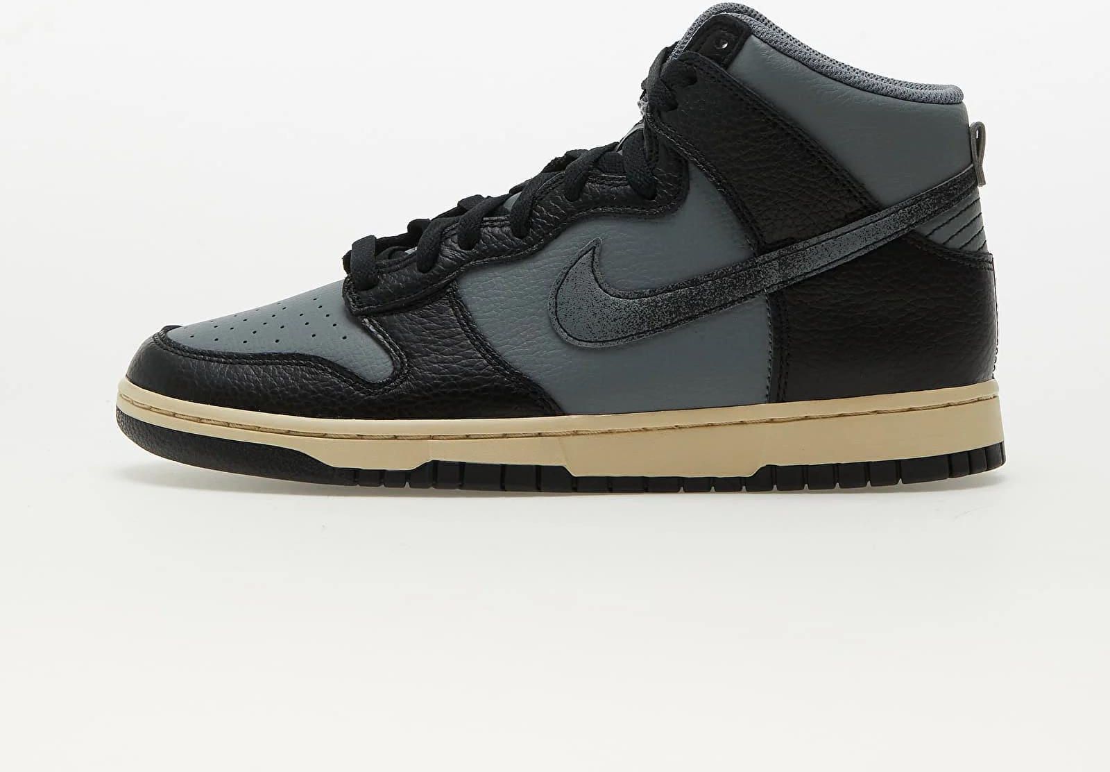 Nike Dunk High Retro Premium Smoke Grey/ Black-Beach-Black