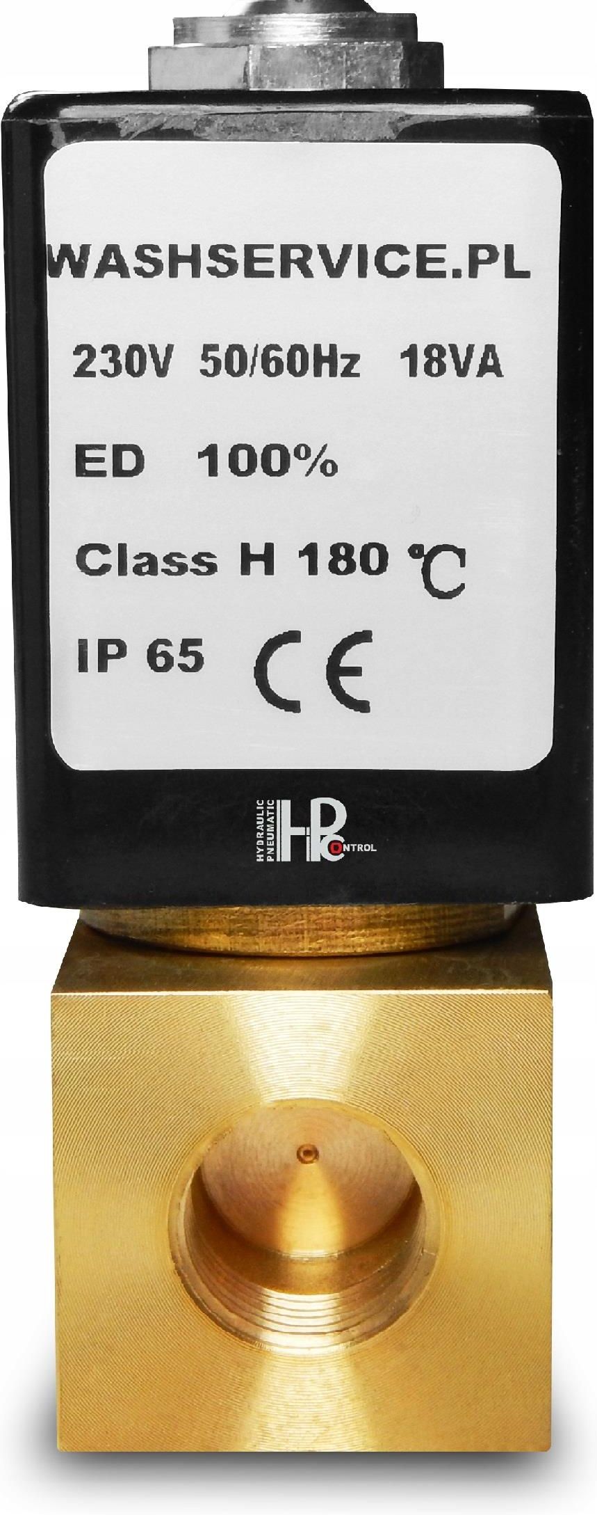 Zawór Hpcontrol Elektrozawór 2M08 1/4 Cala 0-16Bar 230V 24V 12V ...