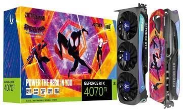 GeForce RTX4070「スパイダーマン：アクロス・ザ・スパイダーバース」 簡単に見た目が変えられる！着せ替え対応のGeForce RTX 4070