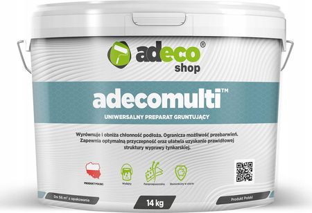 Adeco Shop Adeco Grunt Pod Tynk Silikonowy Strukturalny 14 Kg