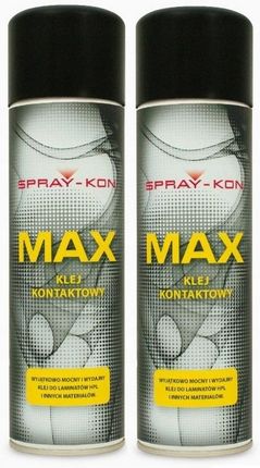 Spray Kon Klej Kontaktowy W Aerozolu Max 2x500ml