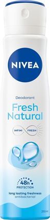 Nivea Dezodorant Damski W Sprayu Fresh Natural 250 ml