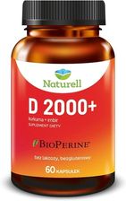 Zdjęcie Naturell Witamina D 2000+ z kurkumą i imbirem 60kaps - Radymno
