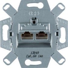 Hager One.Platform Mechanizm Gniazda Komputerowego Uae 2 Krotne Rj45 Ekranowane Kat.6A Iso Linia Proj. Berker B.Kwadrat/K.1/K.5/B.3/B.7/Q.1/Q.3/Q.7/