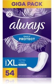 Always Daily Protect Extra Long Wkładki Żelowe Perfumowane 54 Szt.