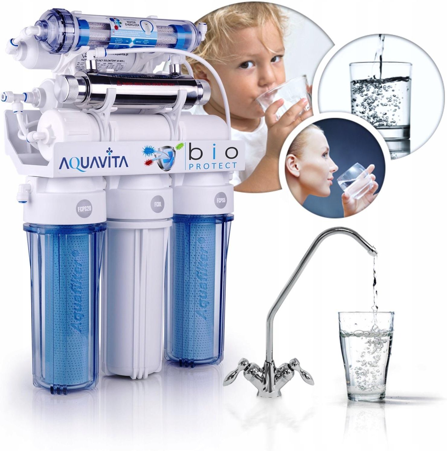 Ro8 Component Aqua Vita Osmoza Filtr Do Wody Ro8 Bio Protect - Opinie i ceny na Ceneo.pl