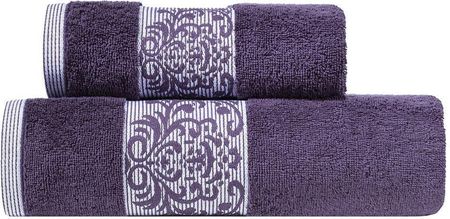 Zaratex Ręcznik Frotte Gloria Śliwkowy 500G/M2 70X140 Cm 26513 - zdjęcie 2