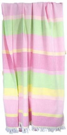 Greno Ręcznik Plażowy For Her Różowy Zielony 90X180 Cm 26127