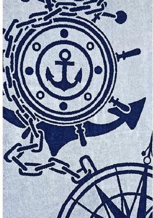 Greno Ręcznik Plażowy Navy Niebieski Granatowy 90X170 Cm 26128