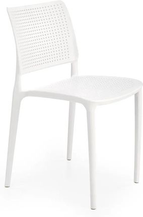 Elior Białe Minimalistyczne Krzesło Sztaplowane Imros 29789