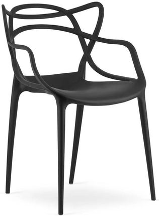 Elior Czarne Krzesło Minimalistyczne Do Stołu Manuel 3X 29837