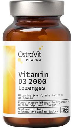 Ostrovit Pharma Witamina D3 2000 do ssania 360tabl.