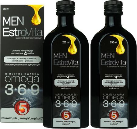 Skotan EstroVita MEN kwasy omega 3-5-6-9 dla mężczyzn 500ml
