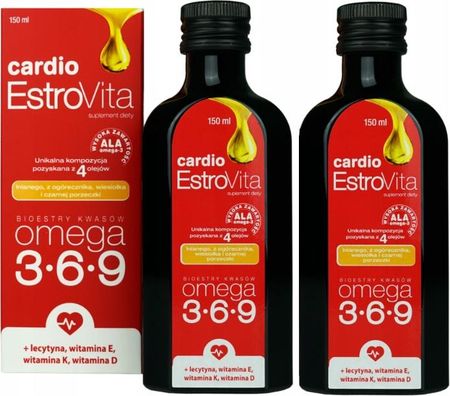 Skotan EstroVita Cardio Kwasy Omega 3-6-9 dla seniorów 300ml