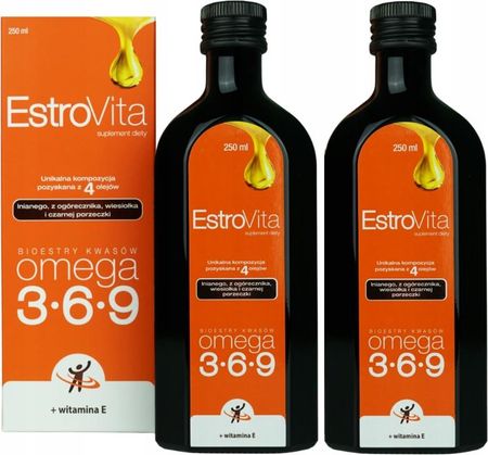Skotan EstroVita Omega 3-6-9 z witaminą E 2x250ml
