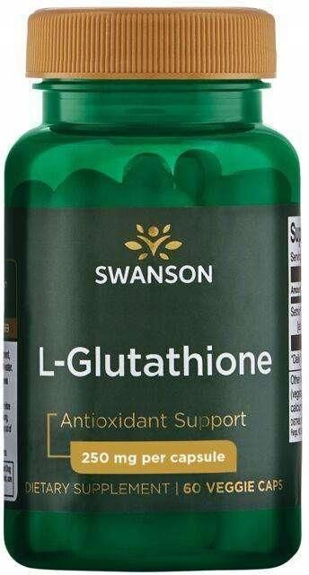 glutathione opinie kapsulki Aliness L-Glutathione reduced 500 mg A-Z Glutation zredukowany, kapsuki, 250