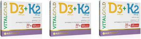 Alg Pharma Witamina D3+K2 VitalGold 120tabl.