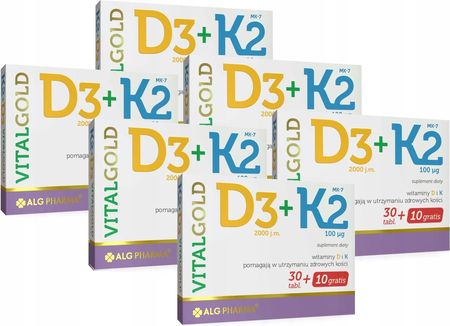 Alg Pharma Witamina D3+K2 VitalGold 240tabl.