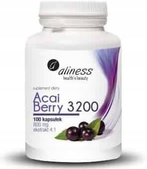 Medicaline Aliness Acai Berry 3200 z acerolą i chromem 100 Kaps
