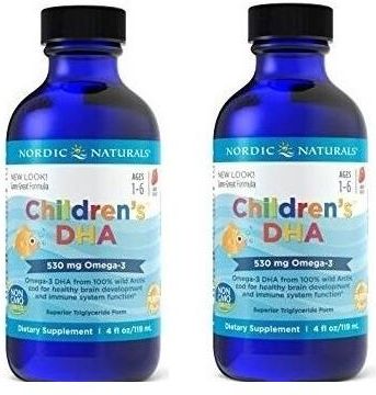 Nordic Naturals Children's DHA Kwasy dla dzieci 530 mg truskawka 119ml