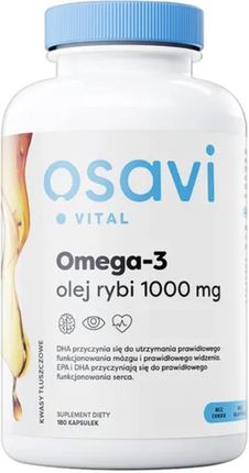 Osavi omega-3 olej rybi 1000 mg 180kaps.