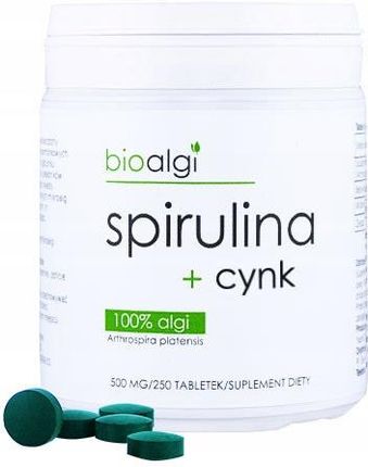 Bioalgi Spirulina Cynk 250tabl.