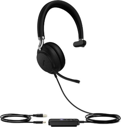 Yealink Słuchawka Yealink Uh38 Zestaw Słuchawkowy Przewodowybezprzewodowy Opaska Na Głowę Połączeniamuzyka Usb Typec Bluetooth Czarny