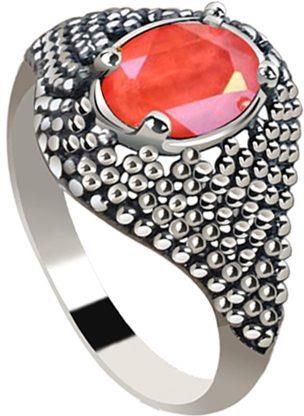 Polcarat Design Srebrny pierścionek z kryształem Swarovski PK 2093
