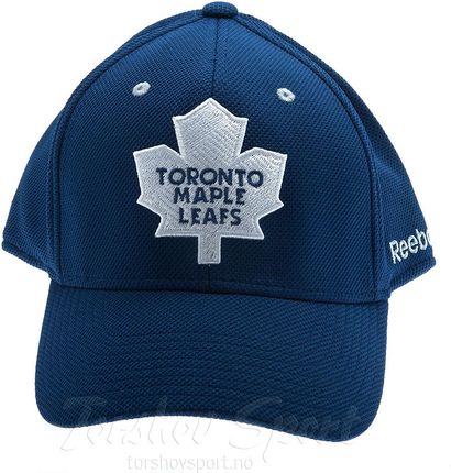 Toronto Maple Leafs czapka baseballówka blue Structured Flex 2015 - S/M