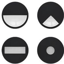 Zdjęcie KontaktSimon Przesłony Do Czujnika Ruchu Tecr1 01 Czarny Mat 55 (Pcr149) - Bielsko-Biała