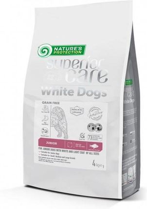 Nature'S Protection Superior Care White Dog Grain Free White Fish Junior All Sizes 4Kg