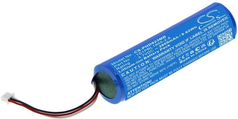 Vhbw Batterie Remplacement Pour Philips 1S1PBL1865-2.6 Pour Moniteur Bébé, Babyphone (3000mAh, 3,7V, Li-ION