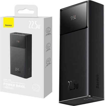 Baseus Powerbank Star-Lord PPXJ080101 30000Mah 22.5W Czarny