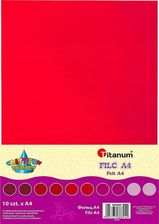Zdjęcie Titanum Filc A4 Czerwony 1szt - Środa Wielkopolska