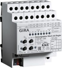 Gira Knx Grzewczy 6-Kanałowy Z Regulatorem 213900 One 33683