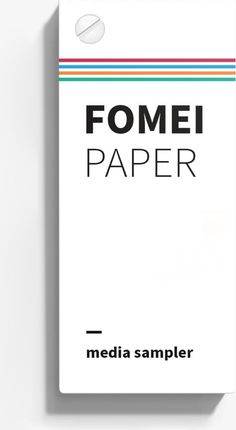 Próbnik mediów do druku fotograficznego FOMEI - 38 podłoży w formacie 9x5cm