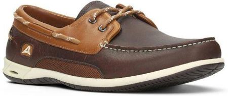 Buty Clarks Orson Harbour kolor brown leather 20357581