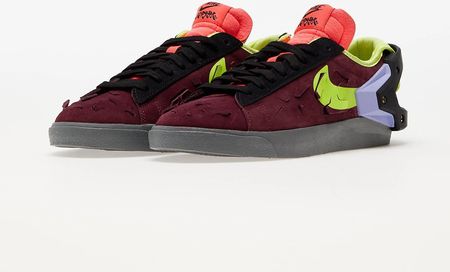 Nike Blazer Low x Acronym Night Maroon/ Lemon Venom-Black - Ceny i