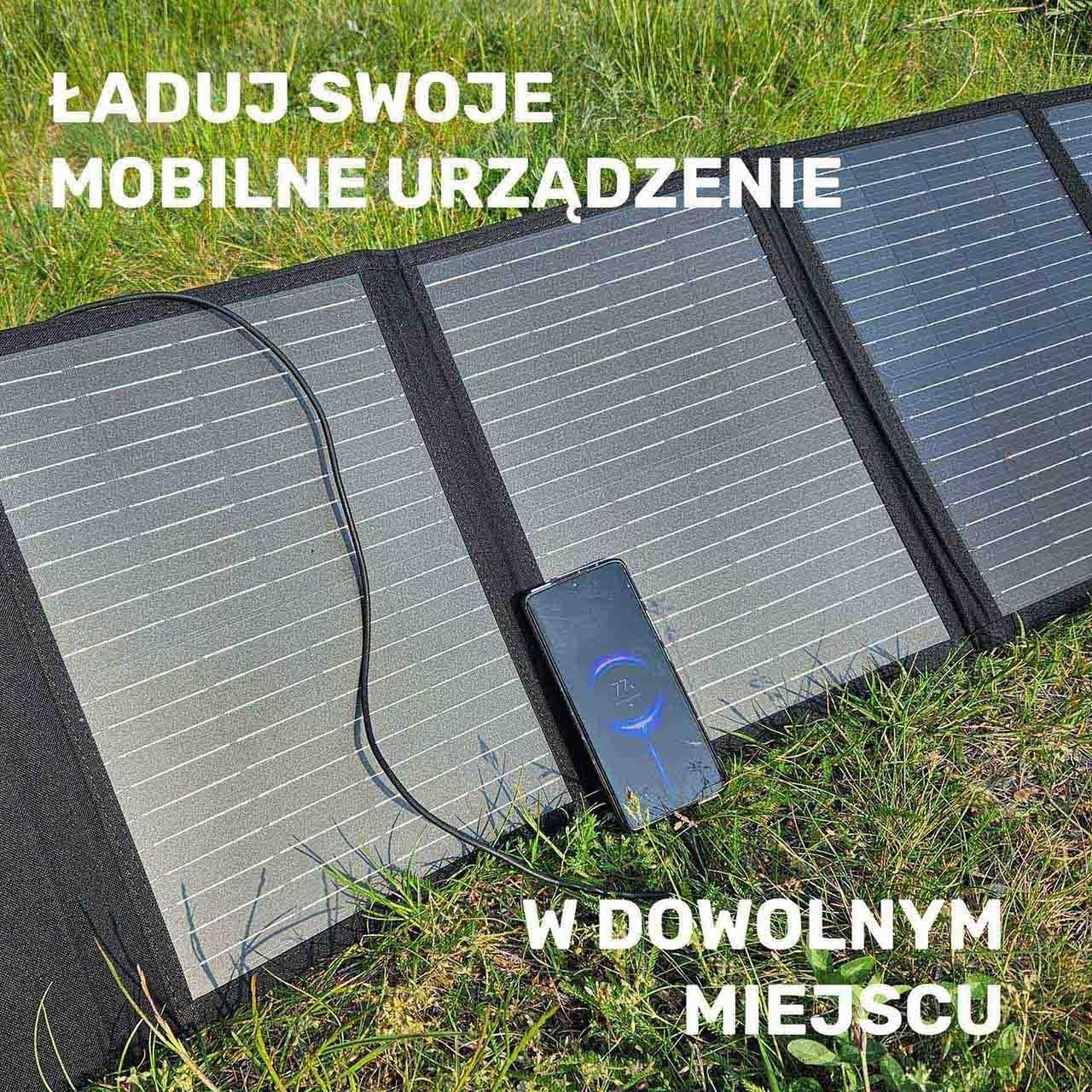 Pakiet solarny LogicPower Przenośny panel solarny LPS 60W - Opinie i ...