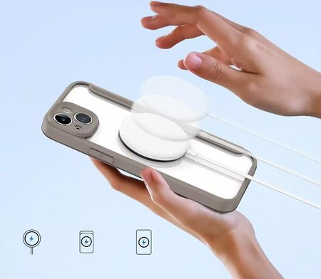 Dux Ducis Skin X Pro Etui Iphone 14 Plus Z Klapką Beżowy - zdjęcie 5