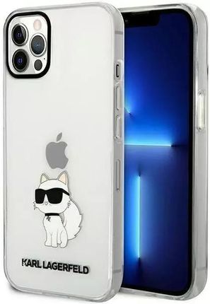 Karl Lagerfeld Etui Ochronne Na Telefon Klhcp12Mhnchtct Do Apple Iphone 12 Pro 6 1" Transparent Hardcase Ikonik Choupette