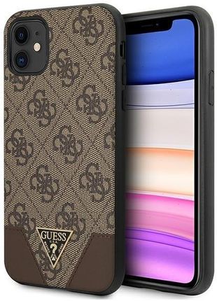 Guess Guhcn61Pu4Ghbr Iphone 11 6 1" Xr Brązowy Brown Hardcase 4G Triangle Collection