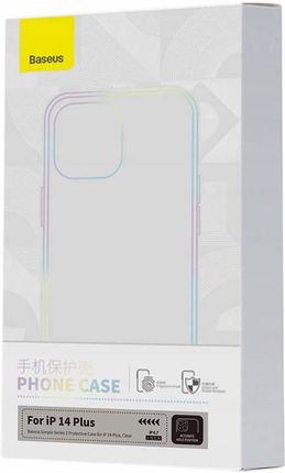 Baseus Przeźroczyste Etui Simple Do Iphone 14 Plus - zdjęcie 4
