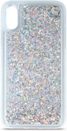 Marka Niezdefiniowana Case Etui Liquid Glitter Tpu Huawei P Smart Plus 2019 / Honor 9S / Honor10I / Honor 20I / Honor 20 Lite Srebrny